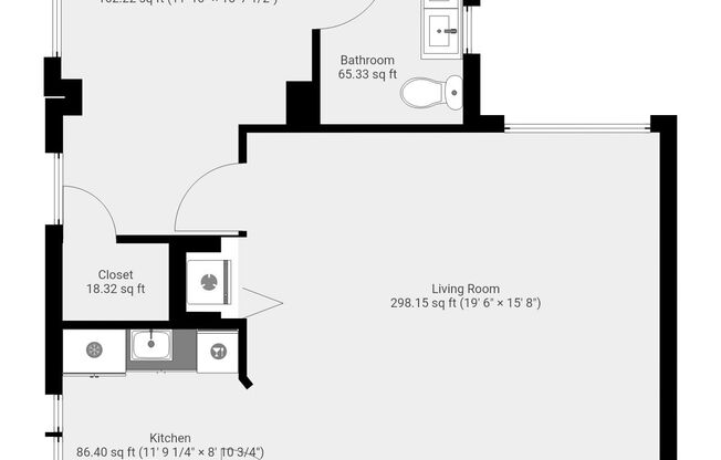 1 bed, 1 bath, 685 sqft, $2,295, Unit 406