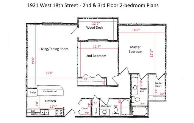 2 beds, 2 baths, 1,100 sqft, $1,080, Unit 1815 C4