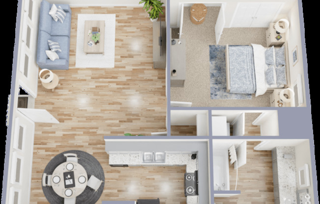 1 bed, 1 bath, 750 sqft, $1,375