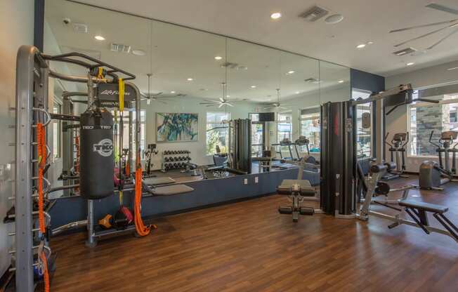 Gym at Level 25 at Oquendo by Picerne, Nevada, 89148