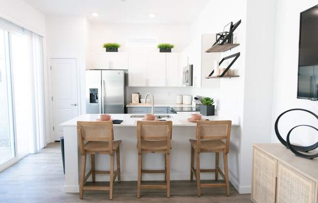 Gourmet Kitchen with Island at Avilla Broadway, Phoenix, AZ 85353