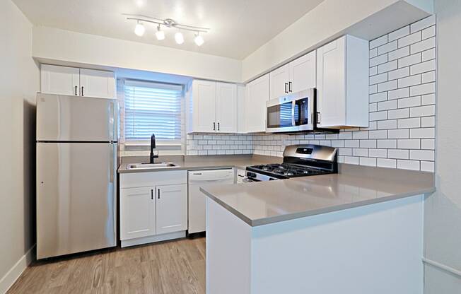 Kitchen at Allora Phoenix Apartments, Phoenix