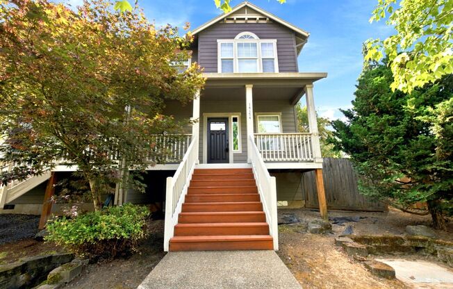 $500 off First Month!! Beautifully Updated 4-Bedroom Oregon City Home with A/C, Fireplace & Fenced Yard!