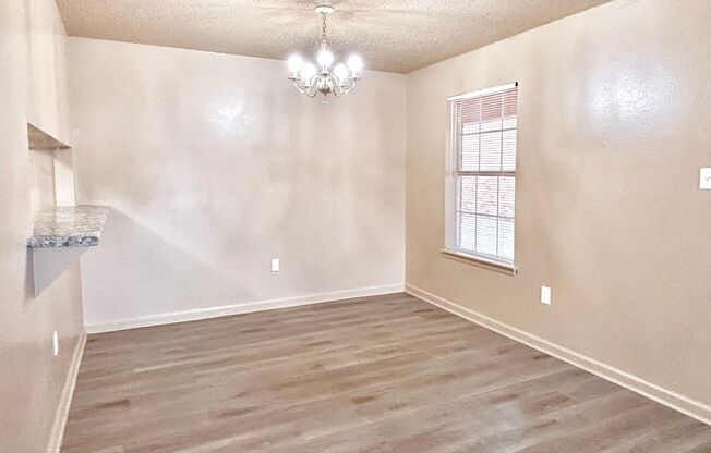 Three Bedroom Home with Spacious Dining and Living Area