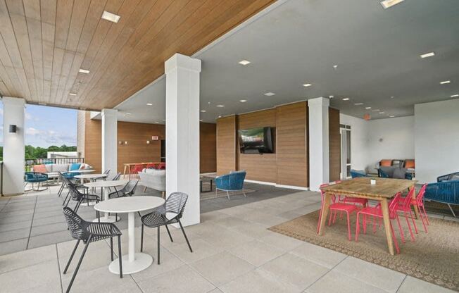 Lounge Area at Link Apartments® Montford, Charlotte, NC