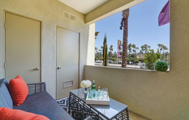 Large Patio/Balcony, at SETA, La Mesa, California