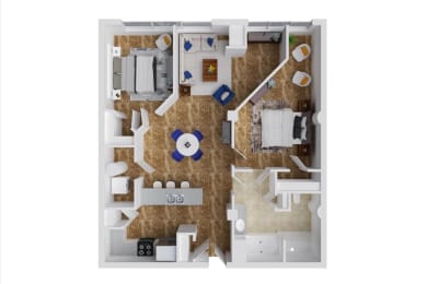 2 beds, 1 bath, 1,074 sqft, $1,900