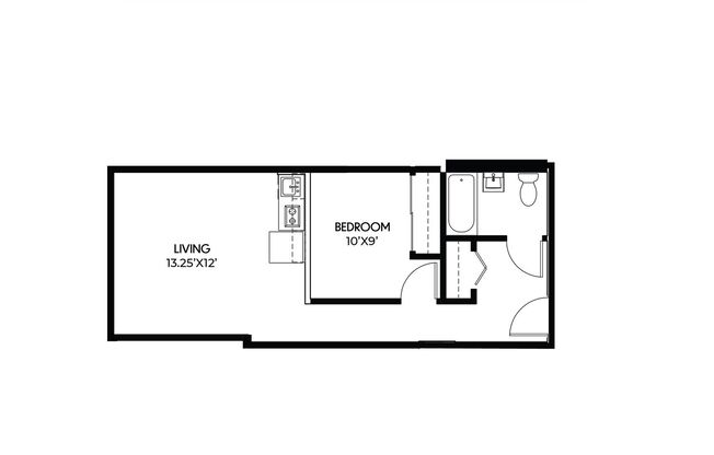 1 bed, 1 bath, 480 sqft, $1,269, Unit 502
