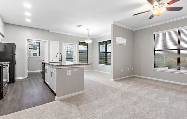 Kitchen And Living at The Vista on Brodie, Texas, 78745