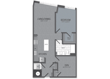 1 bed, 1 bath, 951 sqft, $2,438