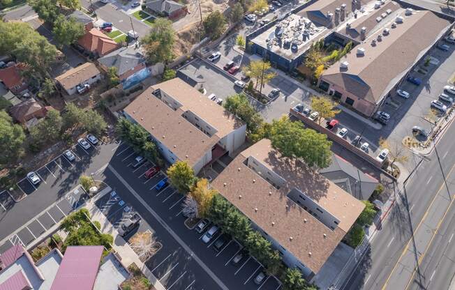 Sierra Townhomes Aerial View