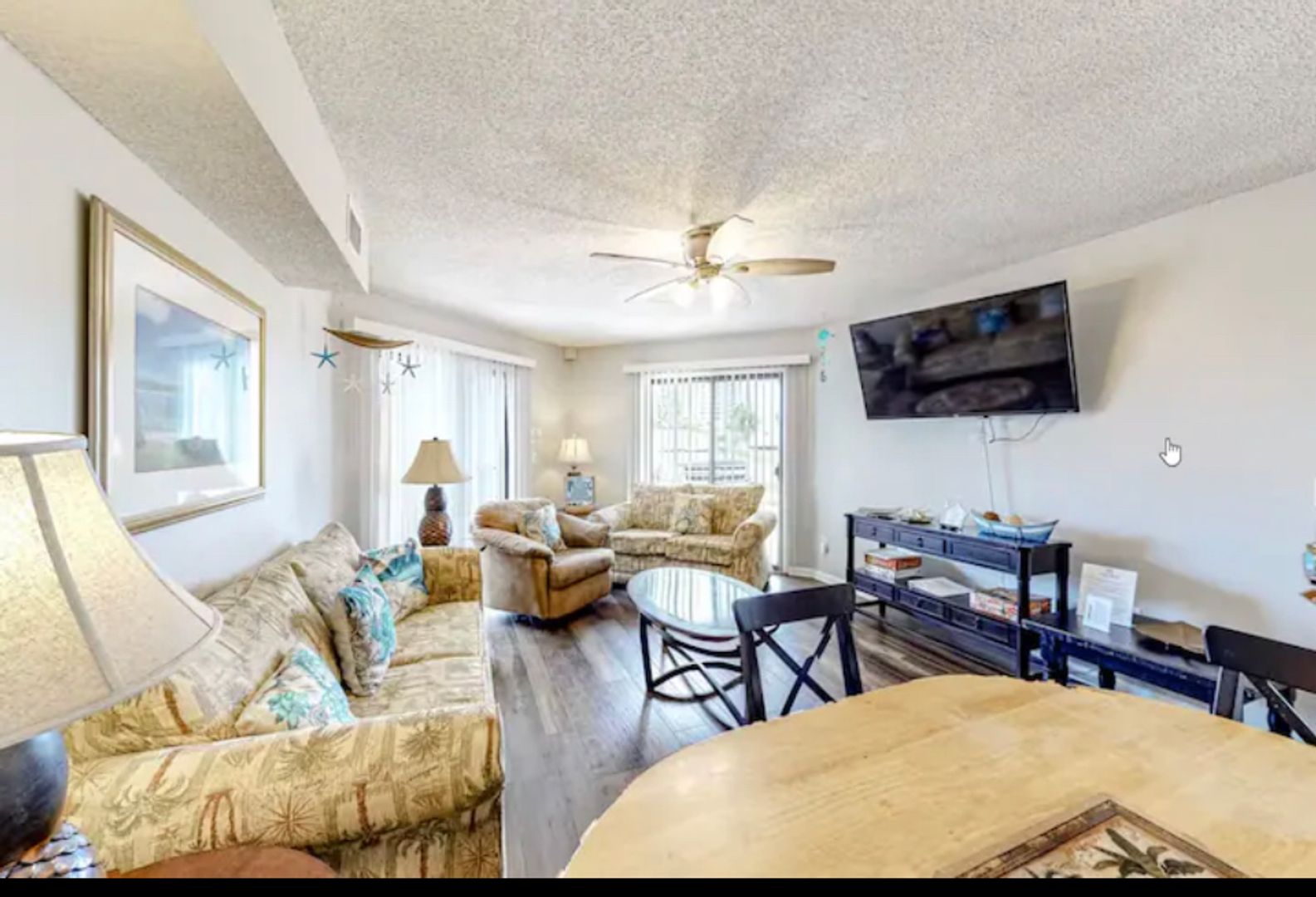 Fully Furnished 2 Bed/ 1 Bath downstairs unit-I WALKING DISTANCE TO BEACH! Includes water, trash and internet.