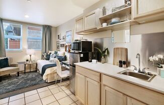 Studio, 1 bath, 187 sqft, $1,053, Unit 503B