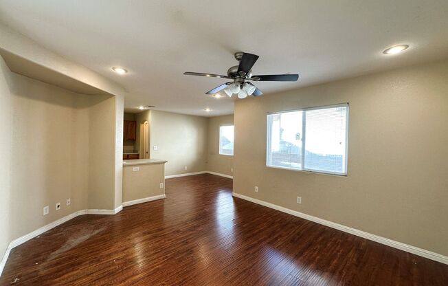 BEAUTIFUL 2 STORY HOME WITH HARDWOOD FLOORING! 3 BED 2 BATH, MASTER BEDROOM HAS ITS OWN PRIVATE BALCONY!! COMMUNITY POOL & PLAYGROUND!