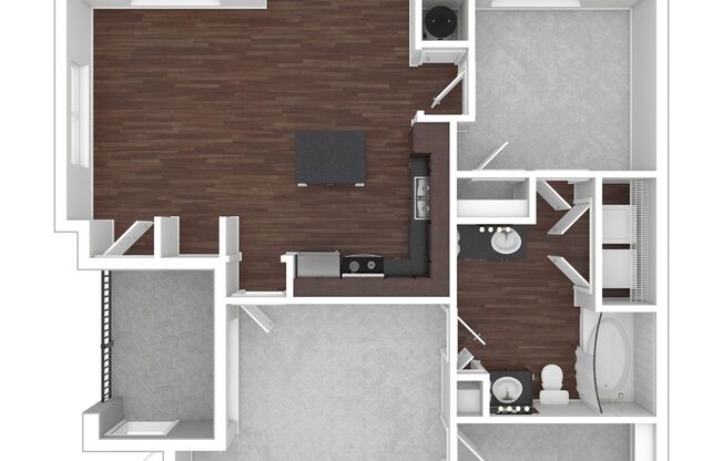 1 bed, 1 bath, 972 sqft, $1,580