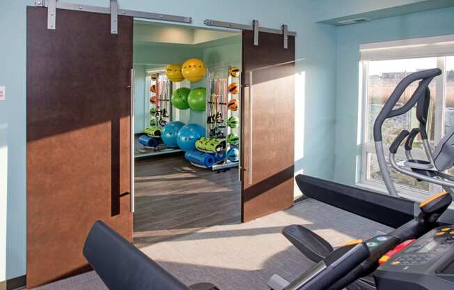 Fully Equipped Fitness Center at The Sixton, Shakopee, MN