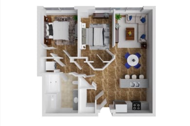 2 beds, 1 bath, 839 sqft, $1,750