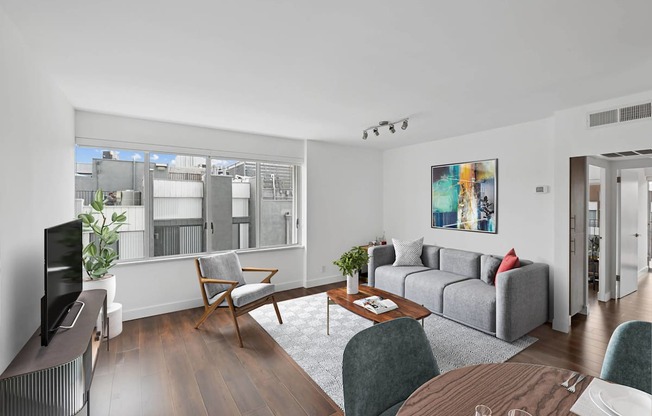 Modern Living Room at Hollywood Ardmore, California, 90028