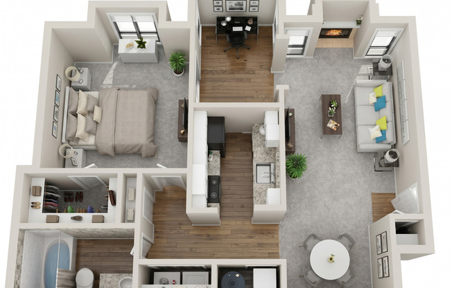 1 bed, 1 bath, 883 sqft, $1,199, Unit 2708