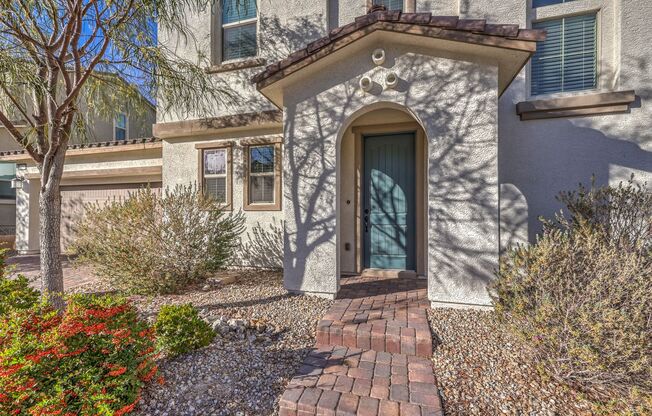 Skye Canyon Gated Home on Corner Lot!