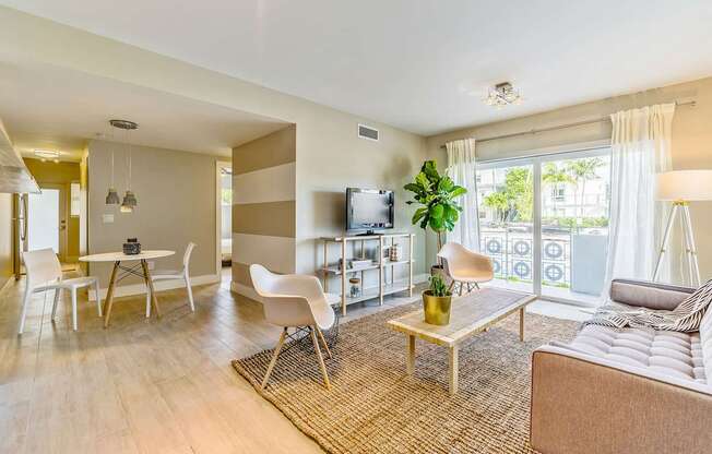 Spacious living spaces - Helios Apartments Miami Beach