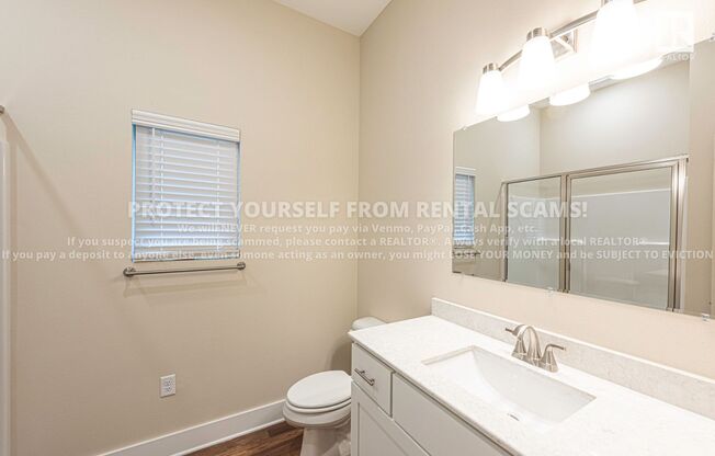 2 beds, 1.5 baths, $1,800