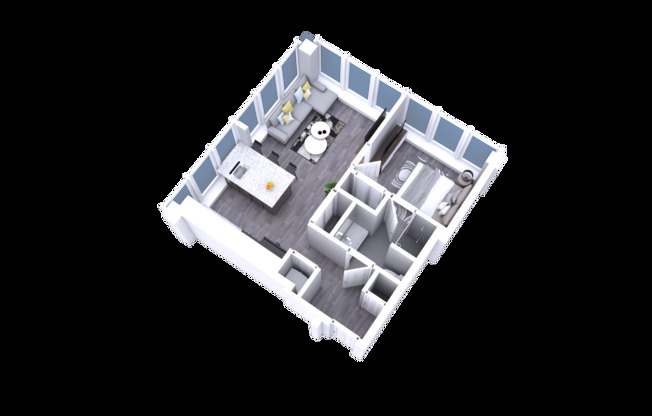 1 bed, 1 bath, 503 sqft, $1,326, Unit 212