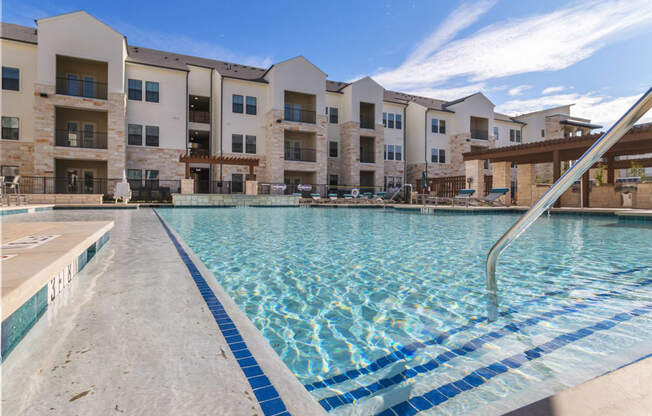 Swimming Pool With Sparkling Water at McCarty Commons, Texas