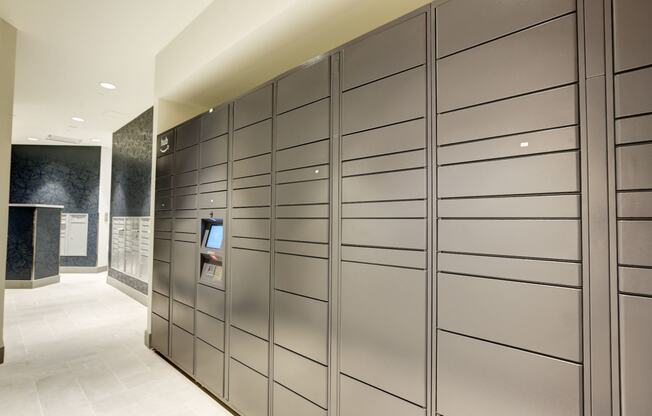 Amazon Hub and mailroom at The Oxford Apartments, Oxon Hill