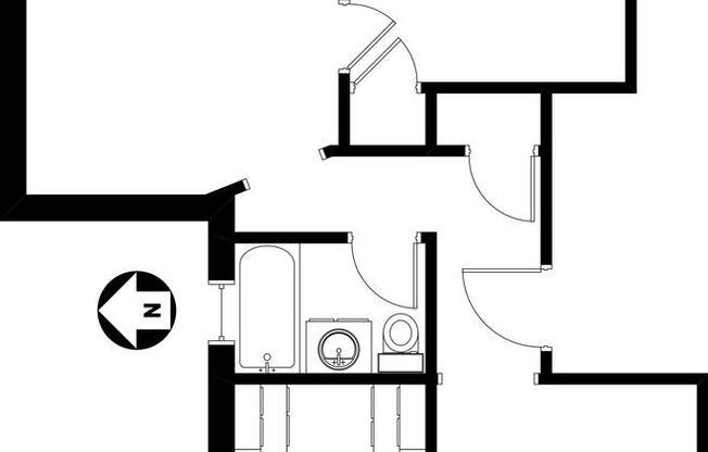 1 bed, 1 bath, 925 sqft, $2,100, Unit 1339 2B