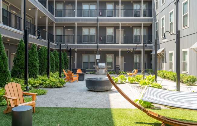 Courtyard with Greenery