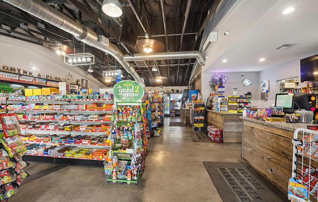 Community Market Store at Saratoga Ridge Apartments located in North Phoenix, AZ.