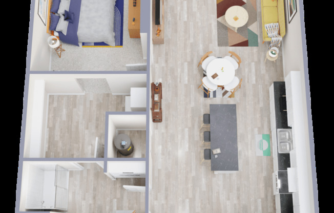 1 bed, 1 bath, 754 sqft, $1,775