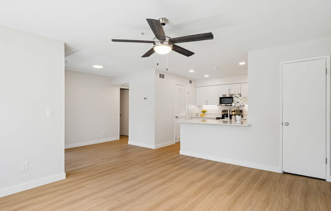 Living Room with Hard Surface Flooring