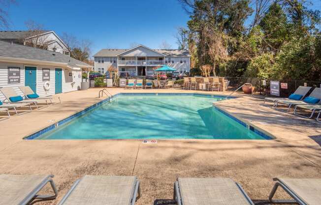Swimming Pool and Sundeck at Lofts of Wilmington, Wilmington, North Carolina
