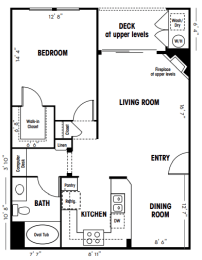 1 bed, 1 bath, 922 sqft, $2,366