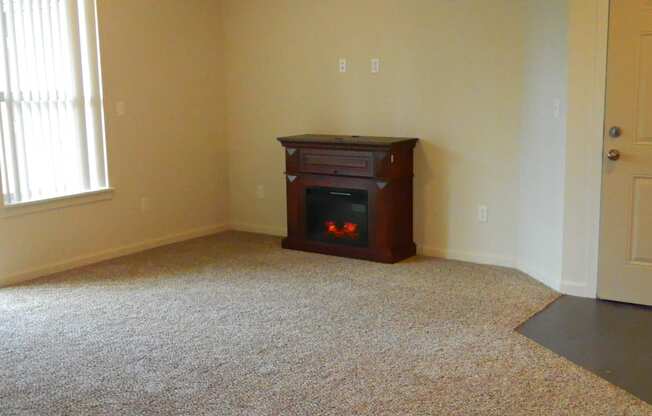 Living Room with Fireplace