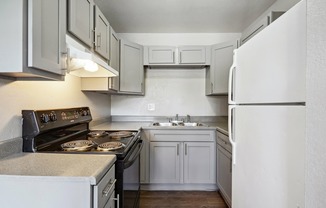 2 Bedroom - Remodeled Kitchen Area w/ Adequate Cabinet & Storage Space