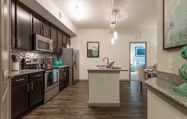 Kitchen at Orchid Run Apartments in Naples, FL