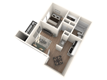 1 bed, 1 bath, 610 sqft, $2,352