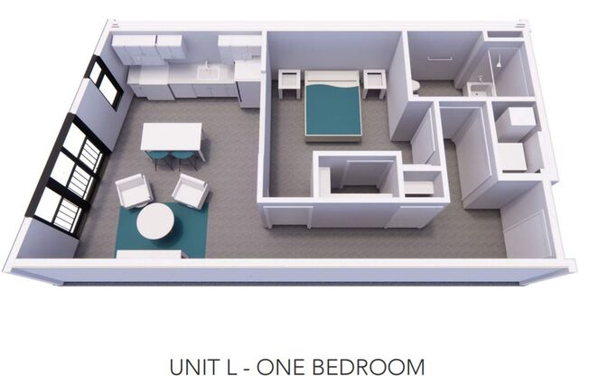 1 bed, 1 bath, 684 sqft, $1,195, Unit 314