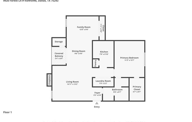 1 bed, 1 bath, $1,150, Unit #119