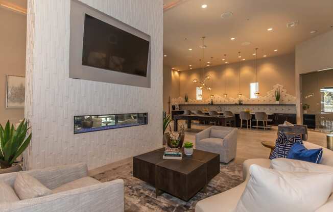Clubhouse interior living decor at Level 25 at Cactus by Picerne, Nevada, 89141