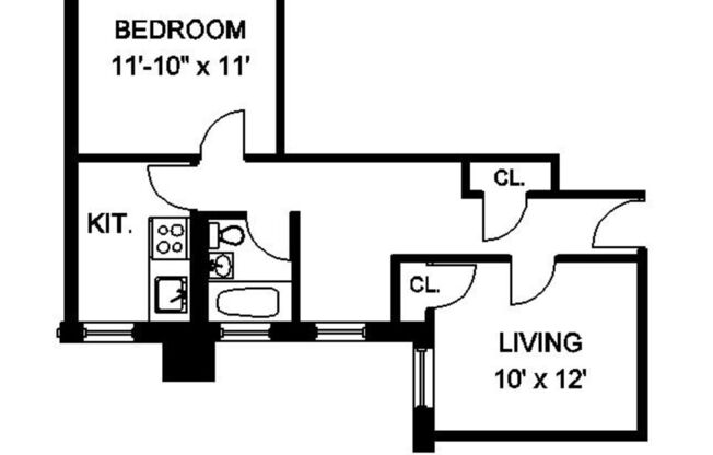 1 bed, 1 bath, 525 sqft, $2,250