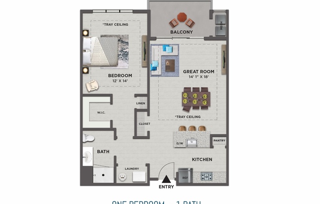 1 bed, 1 bath, 777 sqft, $2,258, Unit 6303