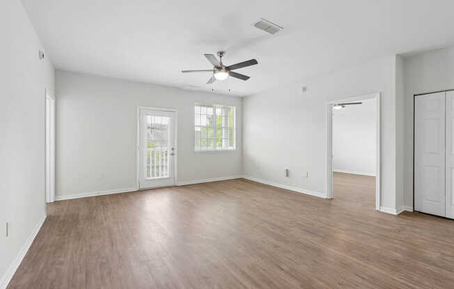 Living Room with Hard Surface Flooring