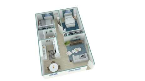 2 beds, 1 bath, 825 sqft, $2,258