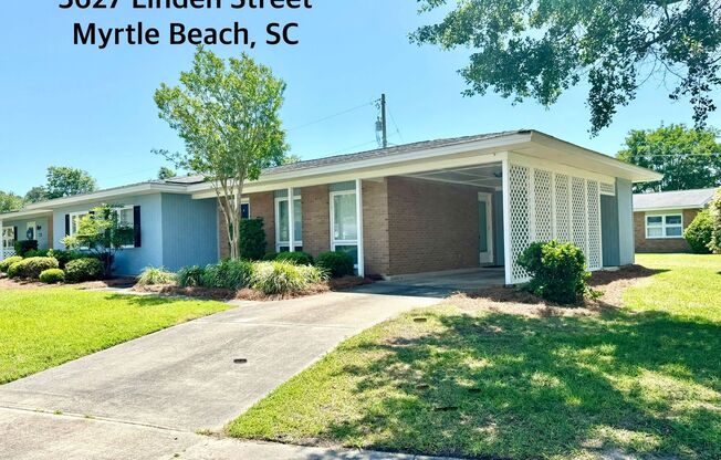 MOVE IN READY! SUPERB Home in Sea Gate - close to Market Common! Exterior Maintenance INCLUDED!
