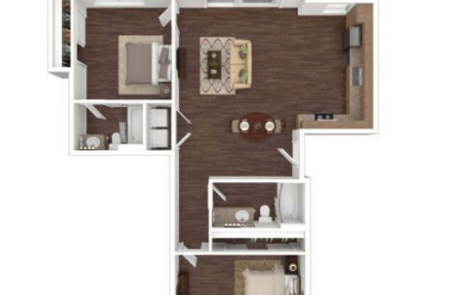 2 beds, 2 baths, 941 sqft, $2,895