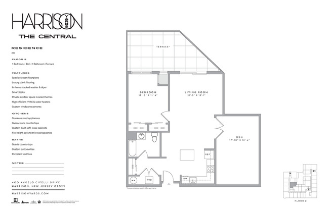 1 bed, 1 bath, 1,037 sqft, $3,415